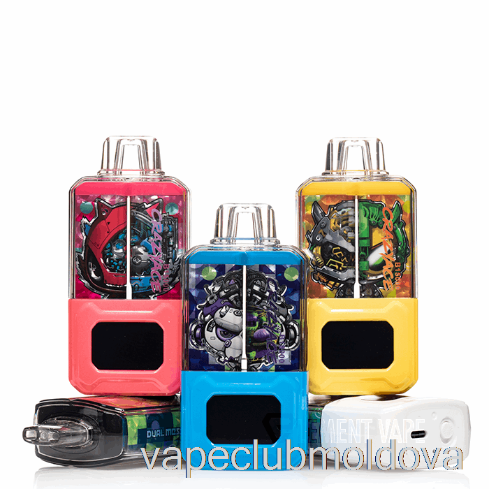 Kit Vape Pod Crazyace B15000 Gummy De Mere De Unică Folosință